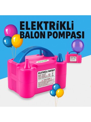 Çok Fonksiyonlu Elektrikli Hava Pompası Balon Şişirme Pompası 