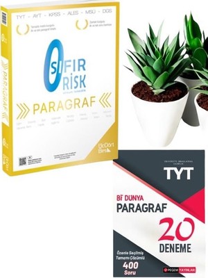 ÜçDörtBeş Yayınları Paragraf Sıfır Risk 2026 Model Üç Dört Beş Yayıncılık-Pegem Tyt Bi Dünya Paragraf 20 Deneme