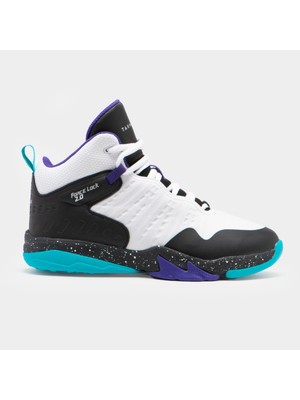 Tarmak Çocuk Basketbol Ayakkabısı - Beyaz/siyah/mor - SS500H