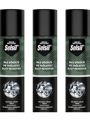 Selsil Pas Sökücü ve Yağlayıcı 400ML 3lü