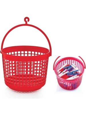 Plastik Mandal Sepeti, 104 Mandal, Klasik Model, Beyaz Renk