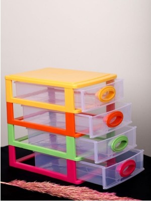 Turuncu Çok Katlı Saklama Kutusu, Posta ve Eşyalar Için Pratik Çözüm