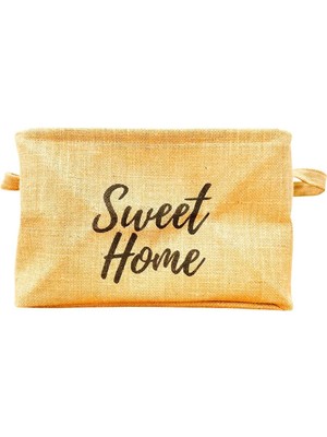 Haki Jüt Hasır Çok Amaçlı Ev Düzenleyici, Katlanabilir, Sıvı Geçirmez, Büyük