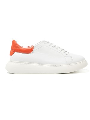 Erkek Sneaker ( Günlük) RC-25Y-058-R1960 John May Beyaz-Oranj
