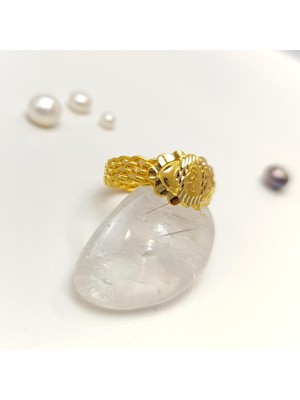 17 Ölçü Kaşlı Hasır Yüzük 22 Ayar Altın Hd Videolu