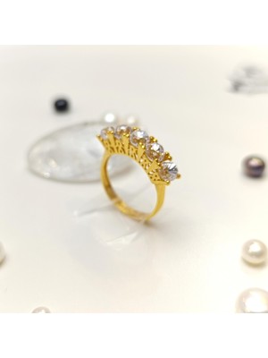 Beş Taş Yüzük 22 Ayar Altın Hd Videolu