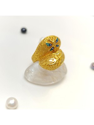 Yusufçuk Mineli Yüzük 22 Ayar Altın Hd Videolu