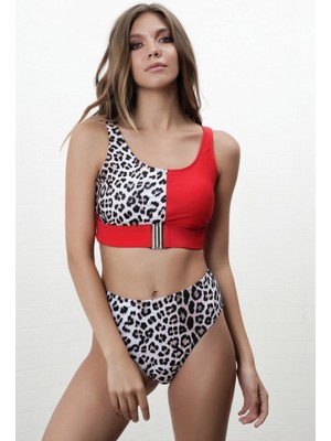 Half Princess Bikini - Kırmızı