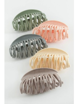 Oval Fileli Renkli Mandal Toka 8 cm