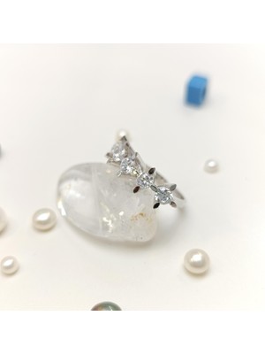 Beş Taş Yüzük 14 Ayar Altın Hd Videolu