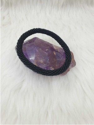 Happy Handmade -  21CM Siyah Bileklik Hapishane Işi Bileklik