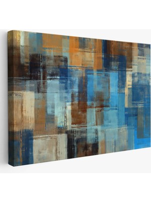 Yağlıboya Görünüm Soyut Çalışma Dekoratif Kanvas Tablo, Duvar Dekoru 3449