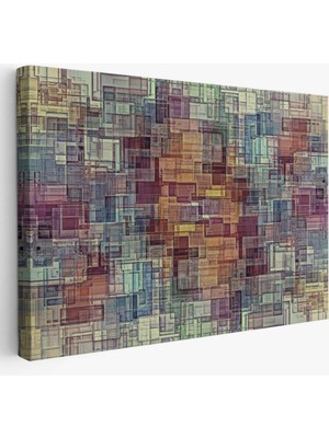 Yağlıboya Görünüm Soyut Çalışma Dekoratif Kanvas Tablo, Duvar Dekoru 3446