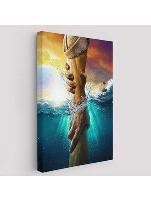 Isa'nın Eli Dekoratif Kanvas Tablo, Duvar Dekoru 5222