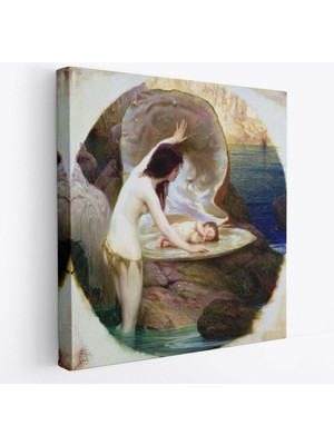 Hz Isa ve Hz Meryem Dekoratif Kanvas Tablo, Duvar Dekoru 5869