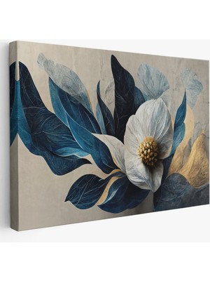 Çiçek Modern Sanat Dekoratif Kanvas Tablo, Duvar Dekoru 3707