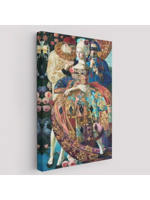 Olga Suvorova Eseri Dekoratif Kanvas Tablo, Duvar Dekoru 6346