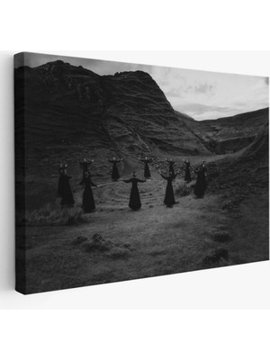 Rochester Cadıları ve Pagan Ayini Dekoratif Kanvas Tablo, Duvar Dekoru 6578