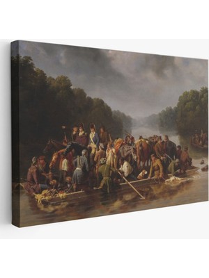 Marion Peedee'yi Geçiyor Eseri Tylee Ranney Dekoratif Kanvas Tablo, Duvar Dekoru 6544