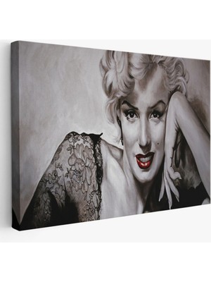 Marilyn Monroe ve Güzelliği Dekoratif Kanvas Tablo, Duvar Dekoru 6610