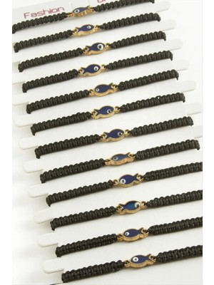 Balık Makrome Örgülü Bileklik