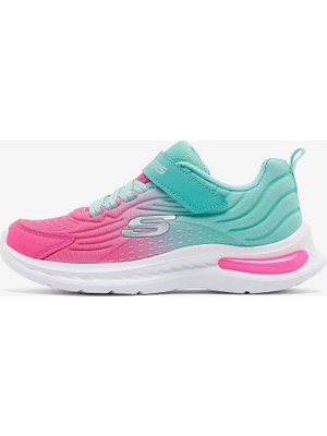 Skechers Jumpsters-Tech Büyük Kız Çocuk Mavi Spor Ayakkabı 303603L Aqpk