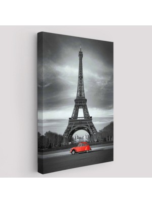SONIKON LINE Eyfel Kulesi ile Paris Dekoratif Kanvas Tablo, Duvar Dekoru 6444