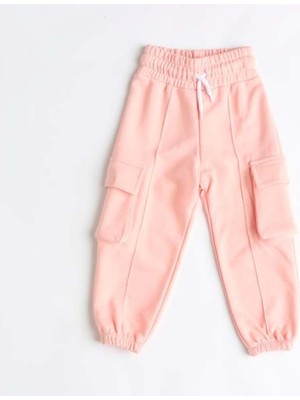 Kargo Cepli Eşofman Alt-6/16 Yaş Pembe