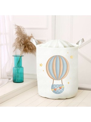 Renkli Çok Amaçlı Dijital Baskılı Sepet Seti - Hafif ve Şık Tasarım