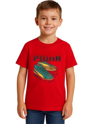 Puma Grafik Kırmızı Genç Tişört  (7–16 Yaş)  68993911