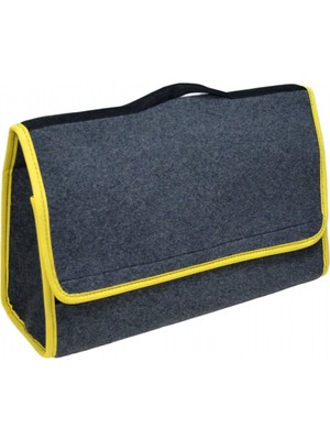Nyf Bagaj Çantası Organizer Halı Taşınabilir Füme-Sarı 40X15X21 cm