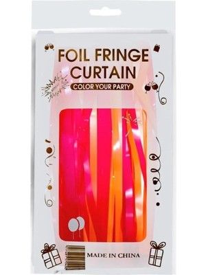 Teknotrust Parlak Sarı Kırmızı Temalı Kapı Perdesi 100X200CM, Doğum Günü Dekorasyonu