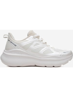 Hummto Kadın Kalın Hafif Tabanlı Sneakers & Spor Ayakkabı Mc 21406 Beyaz
