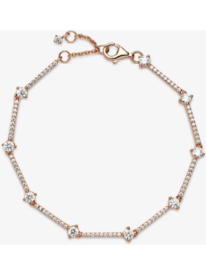 missamori Işıltılı Rose Altın Kaplama Bileklik