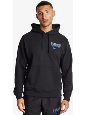 Sportswear Graphic Siyah Erkek Sweatshirt