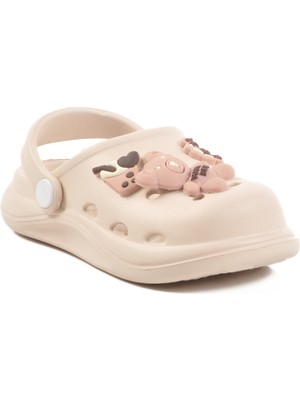 Ekru Hafif Çocuk Terlik 303 P