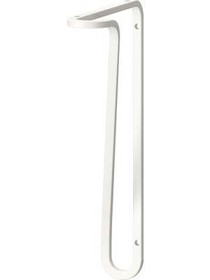 Duvar Rafı Ayağı, Beyaz, 18X25 cm