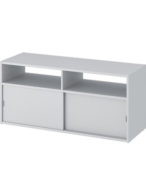 Tv Sehpası, Açık Gri, 97X32 cm
