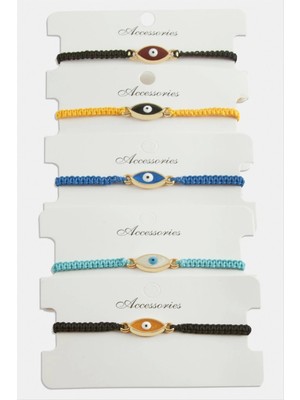 Nazar Makrome Örgülü Bileklik