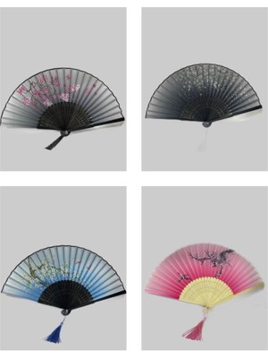 Yelpaze Karışık Renk 12 Adet