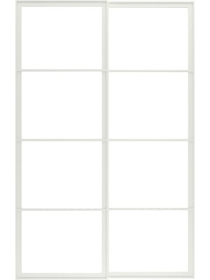 Sürgü Kapak Iskeleti, Beyaz, 150X236 cm