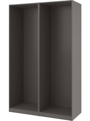 Gardırop Iskeleti, Koyu Gri, 150X58X236 cm