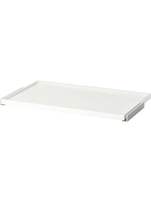 Sürgülü Raf, Beyaz, 100X58 cm