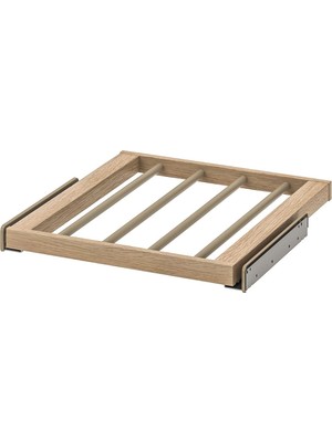 Sürgülü Pantolon Askısı, Ağartılmış Meşe Görünümlü, 50X58 cm