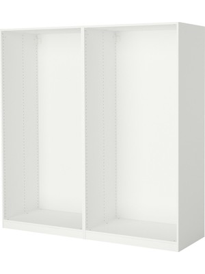 Gardırop Iskeleti, Beyaz, 200X58X201 cm