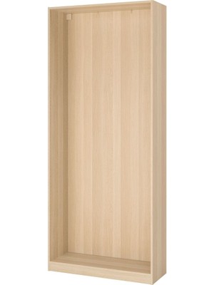 Gardırop Iskeleti, Ağartılmış Meşe Görünümlü, 100X35X236 cm