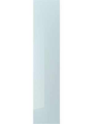 Gardırop Kapağı, Parlak Cila Açık Gri-Mavi, 50X229 cm