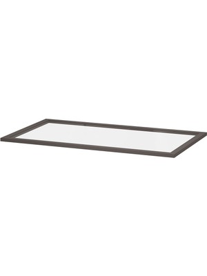 Cam Raf, Koyu Gri, 100X58 cm