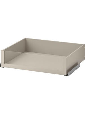 Cam Panelli Çekmece, Bej, 75X58 cm