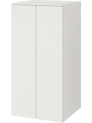 Çocuk Gardırobu, Beyaz, 60X57X123 cm